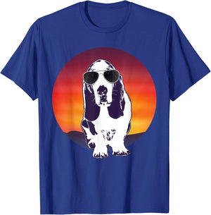 Basset Hound Dog Women Kids T-Shirt - T-Shirt | Royal