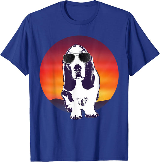 Basset Hound Dog Women Kids T-Shirt - T-Shirt | Royal