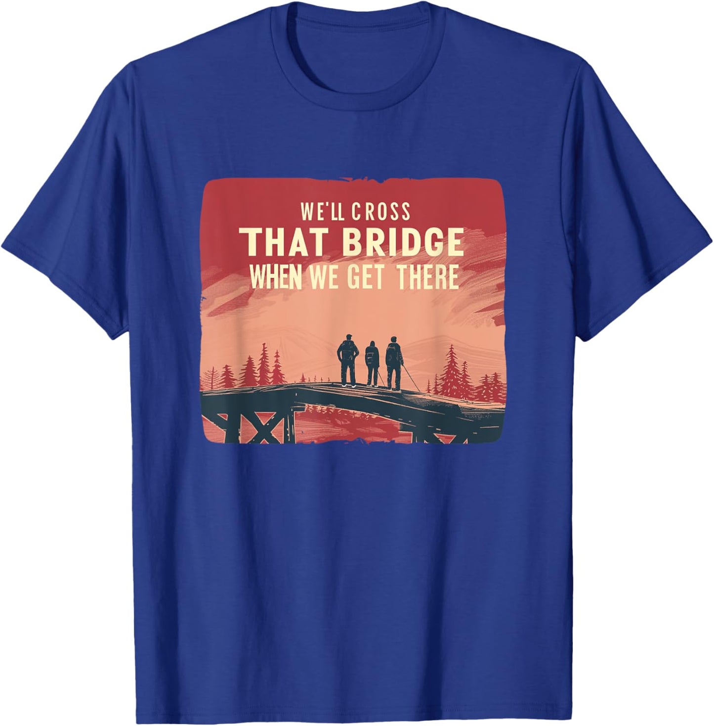 Awesome Bridge Idiom Saying for Boys and Girls T-Shirt - T-Shirt | Royal