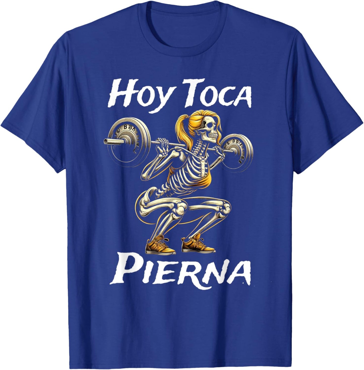 Calacas Chidas Gym | Mexican Sayings Funny Sarcasm Slang T-Shirt - T-Shirt | Royal