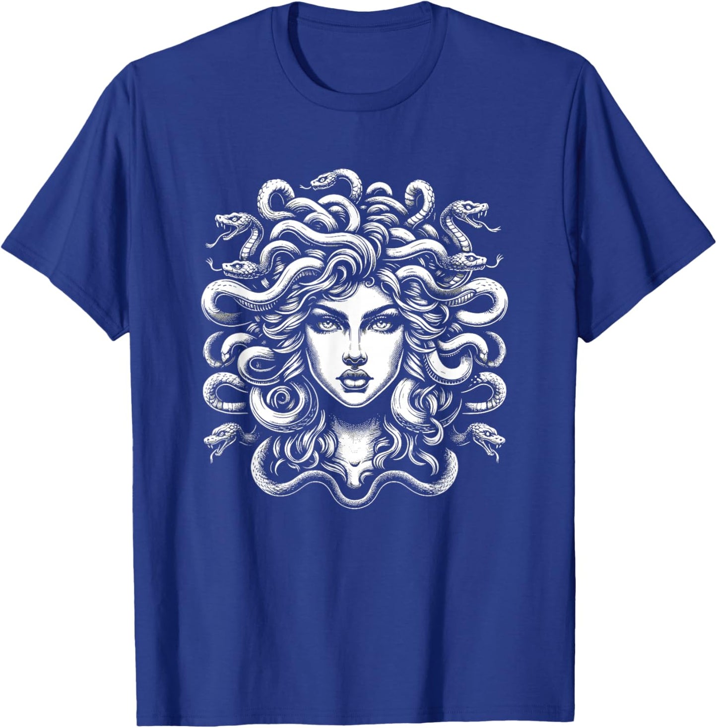 Mythos Gorgon Schlangenhaar Griechische Mythologie Medusa Kopf T-Shirt - T-Shirt | Royal