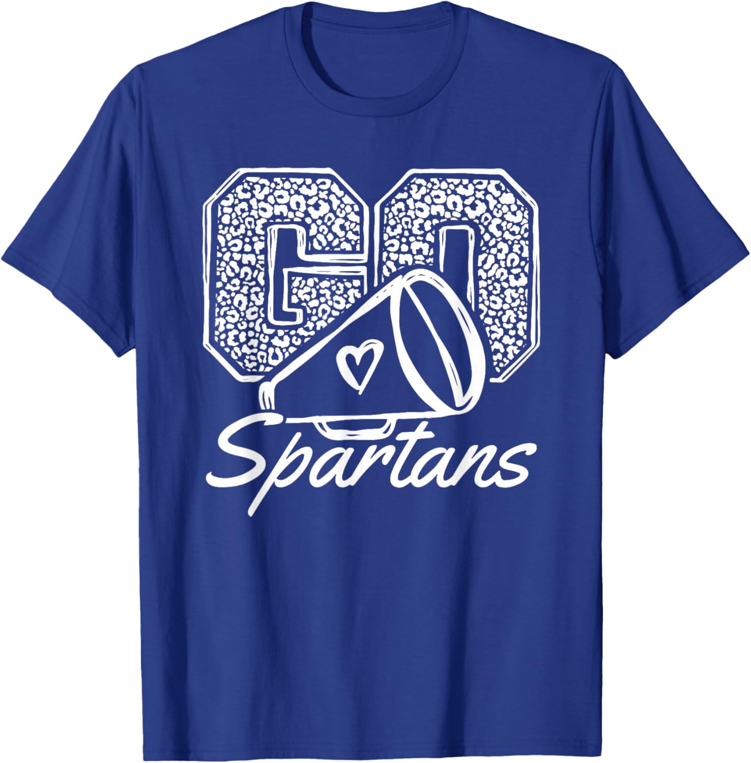 Go Cheer Spartans Sports Name Gifts Men Women Boy Girl T-Shirt - T-Shirt | Royal