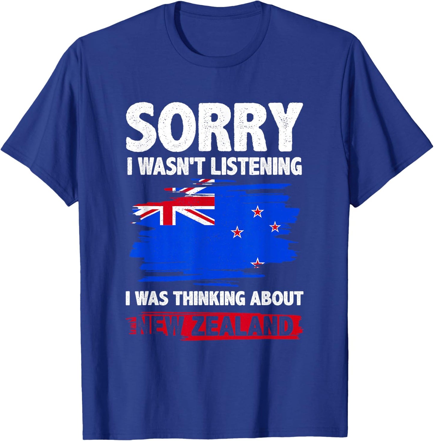 New Zealand Map Flag Kiwi T-Shirt - T-Shirt | Royal