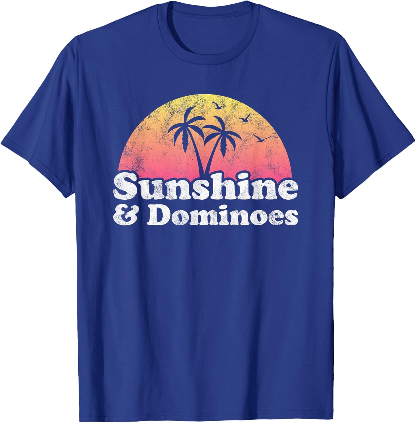 Sunshine and Dominoes T-Shirt - T-Shirt | Royal
