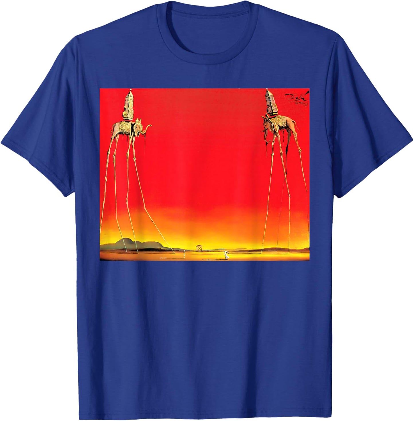 The Elephants by Dali T-Shirt - T-Shirt | Royal