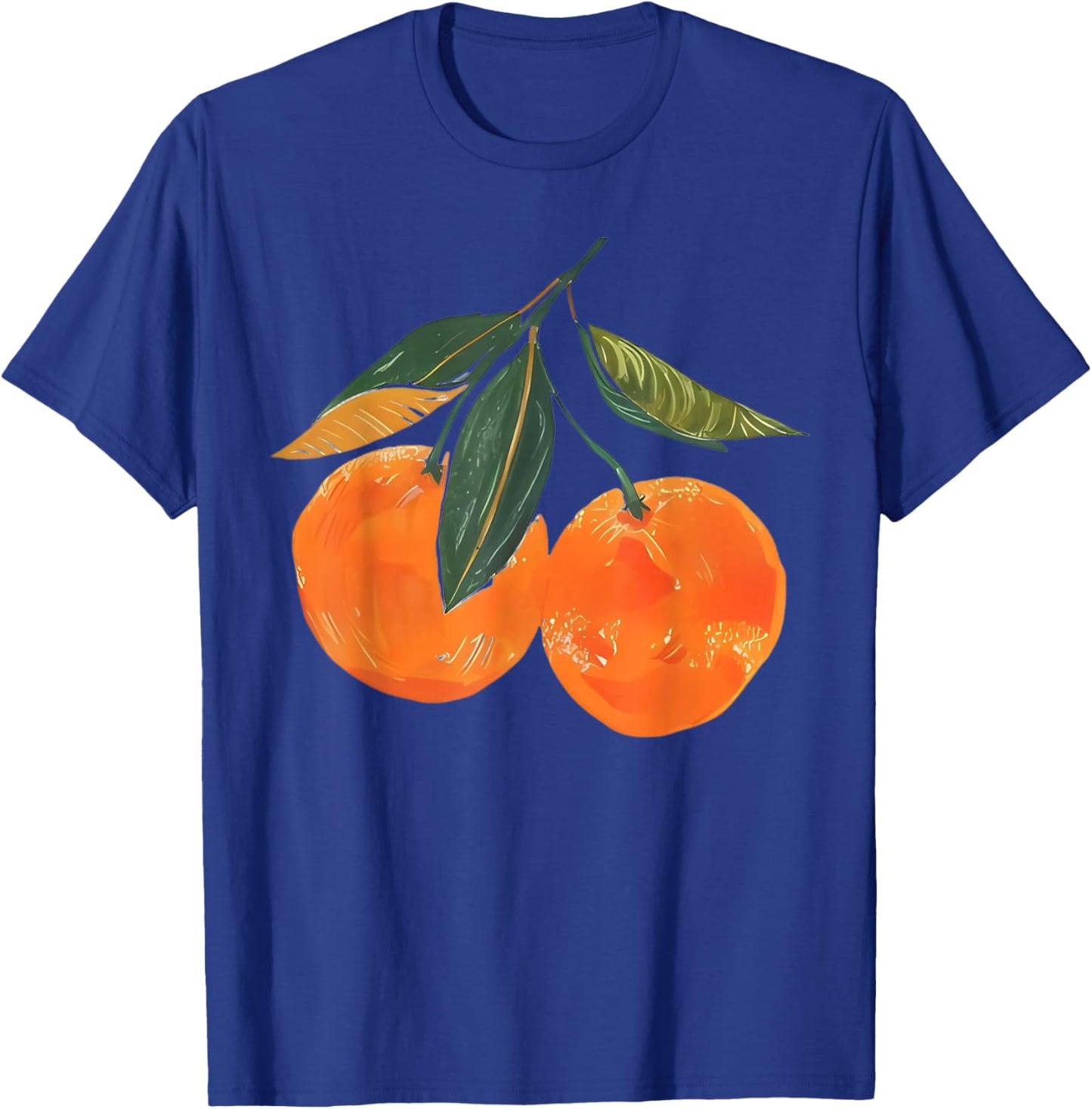 Orange Fruit Aesthetic Vintage T-Shirt - T-Shirt | Royal