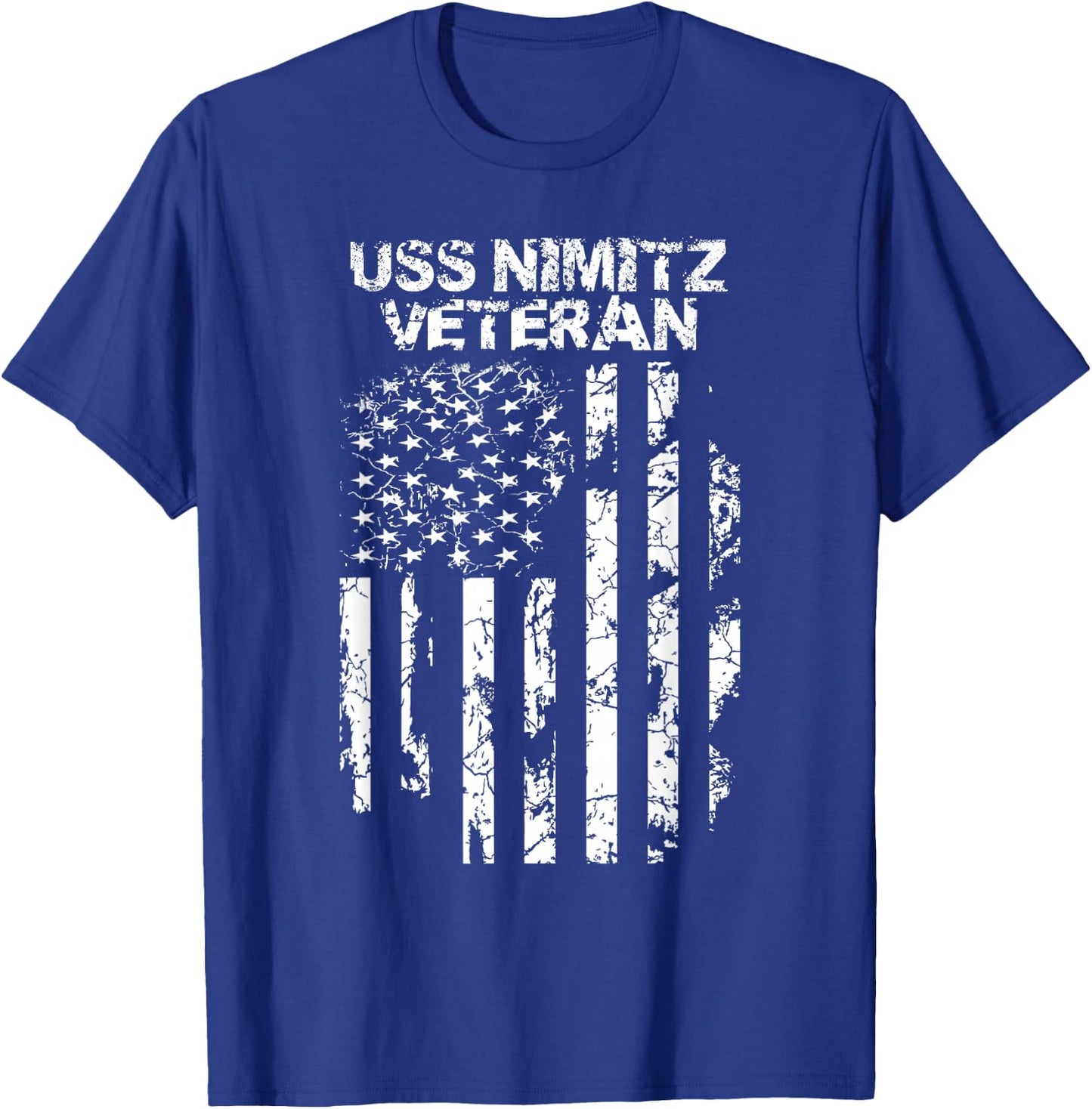 Military Co. USS Nimitz , Men's Black , Small T-Shirt - T-Shirt | Royal
