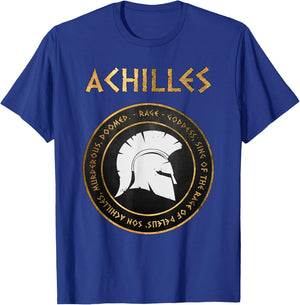 Rage of Achilles Ancient Greek History Homer the Iliad T-Shirt - T-Shirt | Royal