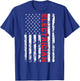 Electrician Patriotic American flag electrician father day T-Shirt - T-Shirt | Royal