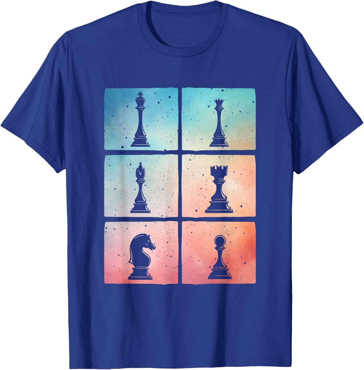 Cool Chess Art Women Kids Chess Player Chess Novelty T-Shirt - T-Shirt | Royal