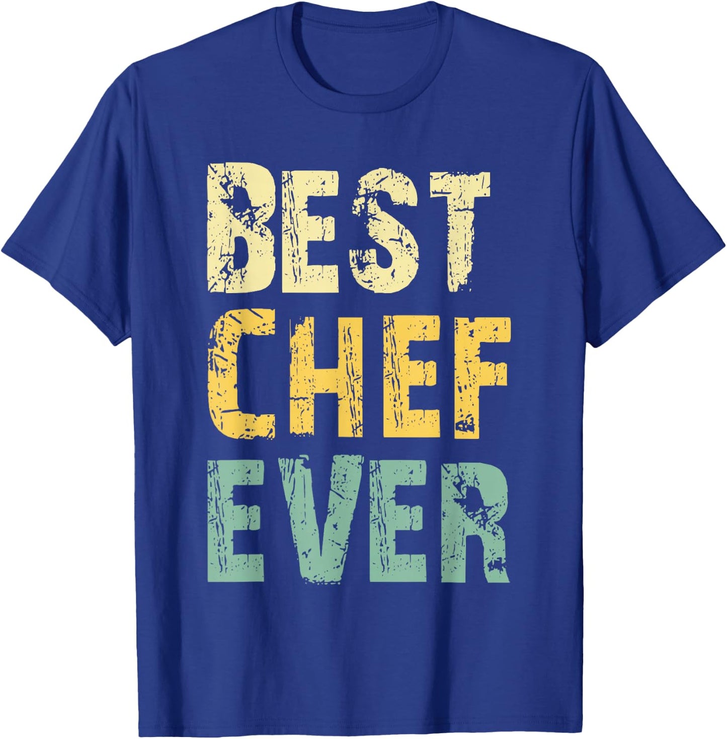 Best Chef Ever Cooking Retro Vintage Gift Christmas T-Shirt - T-Shirt | Royal