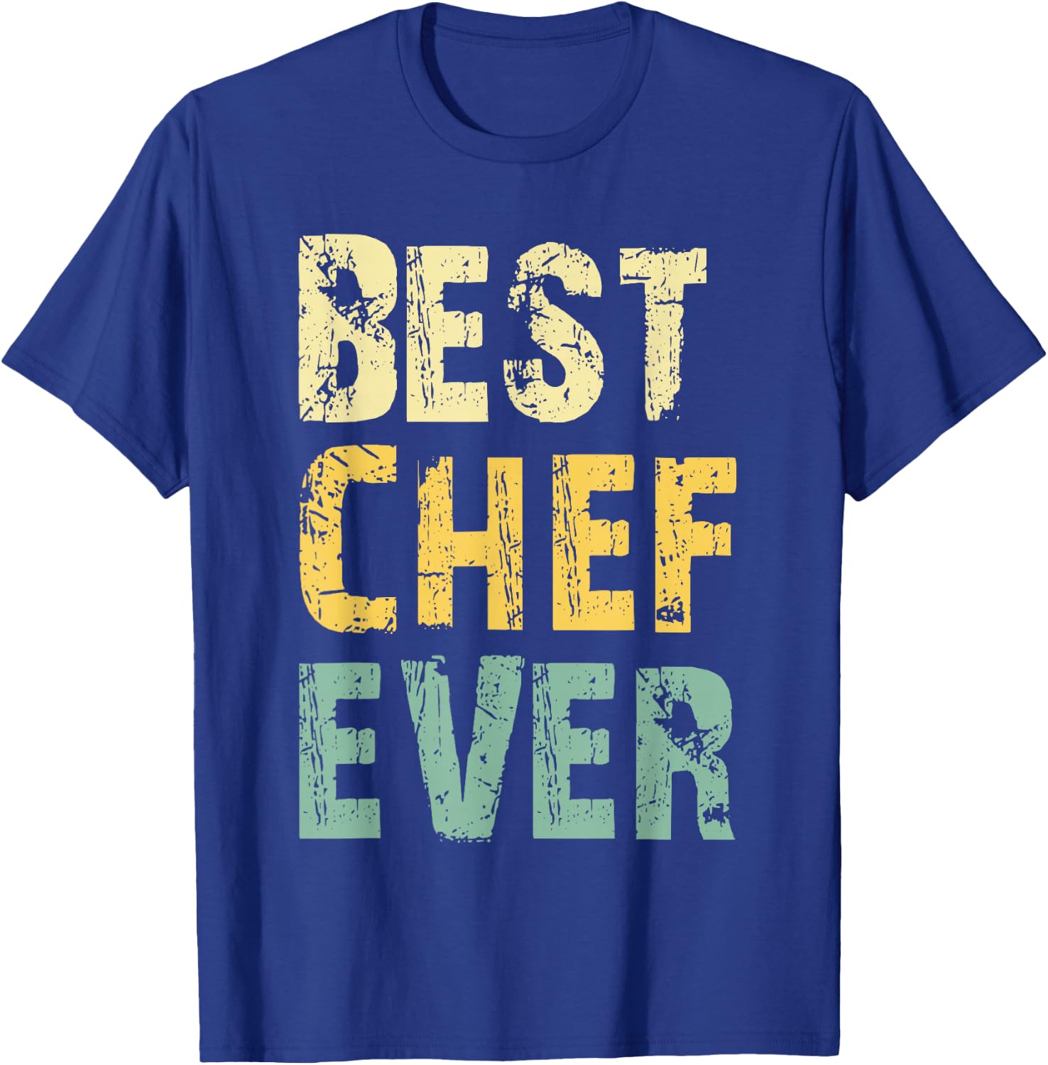 Best Chef Ever Cooking Retro Vintage Gift Christmas T-Shirt - T-Shirt | Royal