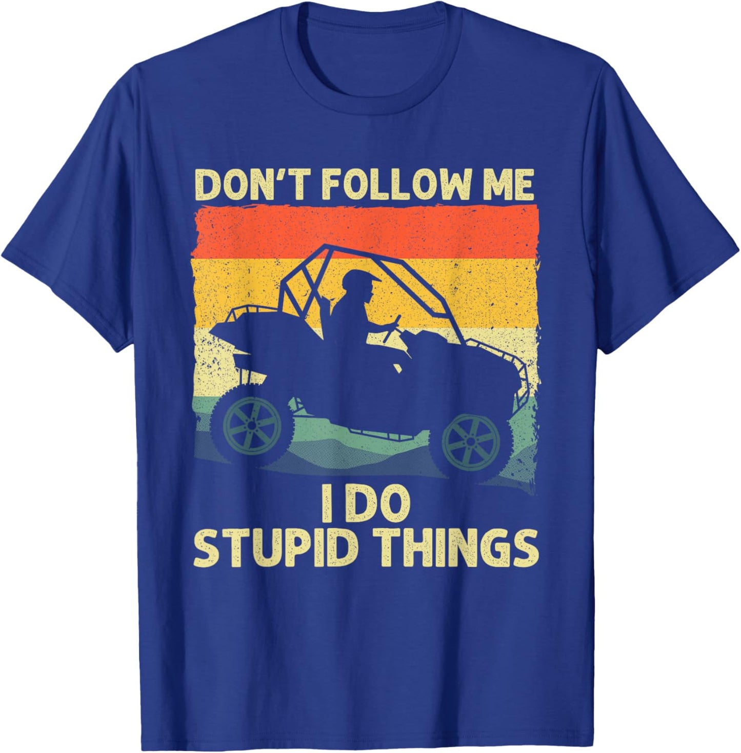 Side-By-Side Design Women UTV ATV SxS Off Road Lover T-Shirt - T-Shirt | Royal