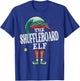 Shuffleboard Elf Christmas Group Xmas Pajama Party T-Shirt - T-Shirt | Royal