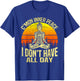 C'mon Inner Peace I Don't Have All Day - Meditation Yoga T-Shirt - T-Shirt | Royal