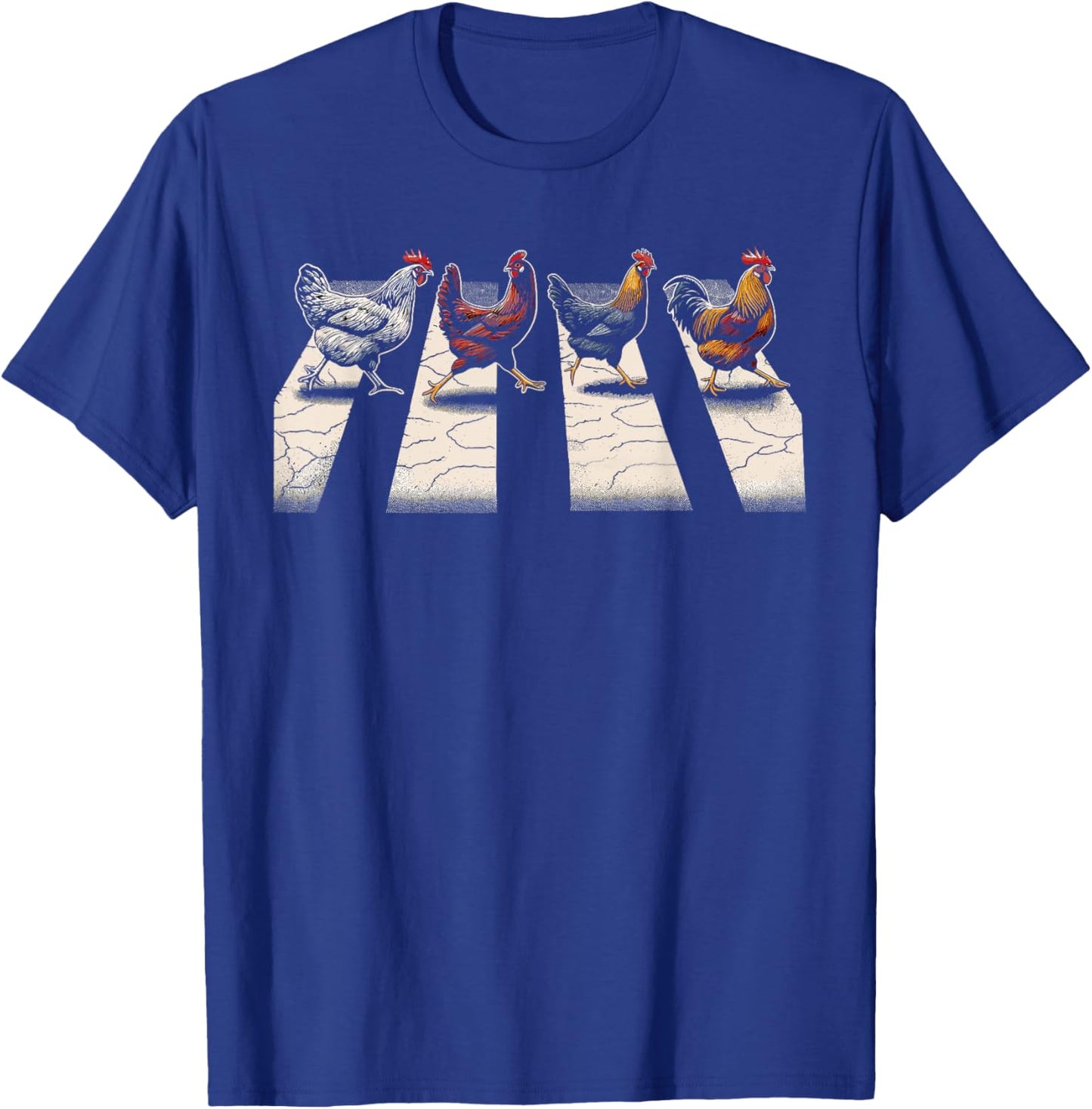 The Hens Retro Chicken Gifts Men Kids Women Funny Chicken T-Shirt - T-Shirt | Royal