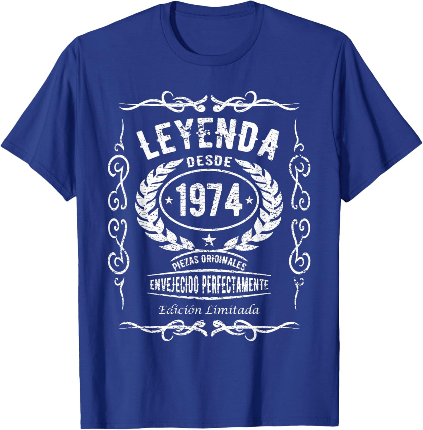 Divertido 1974 50 cumpleaños 50 años hombre mujer T-Shirt - T-Shirt | Royal