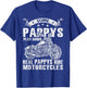 Some Pappys Play Bingo Real Pappys Ride Motorcycles T-Shirt - T-Shirt | Royal