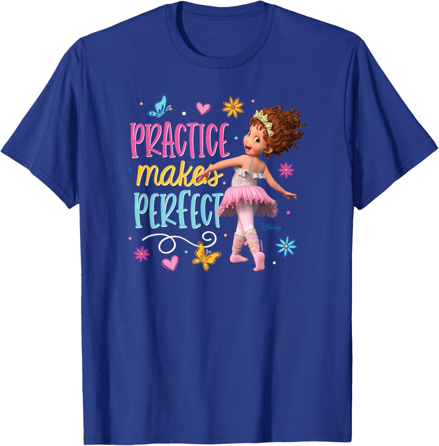 Fancy Nancy - Practice Makes Perfect T-Shirt - T-Shirt | Royal