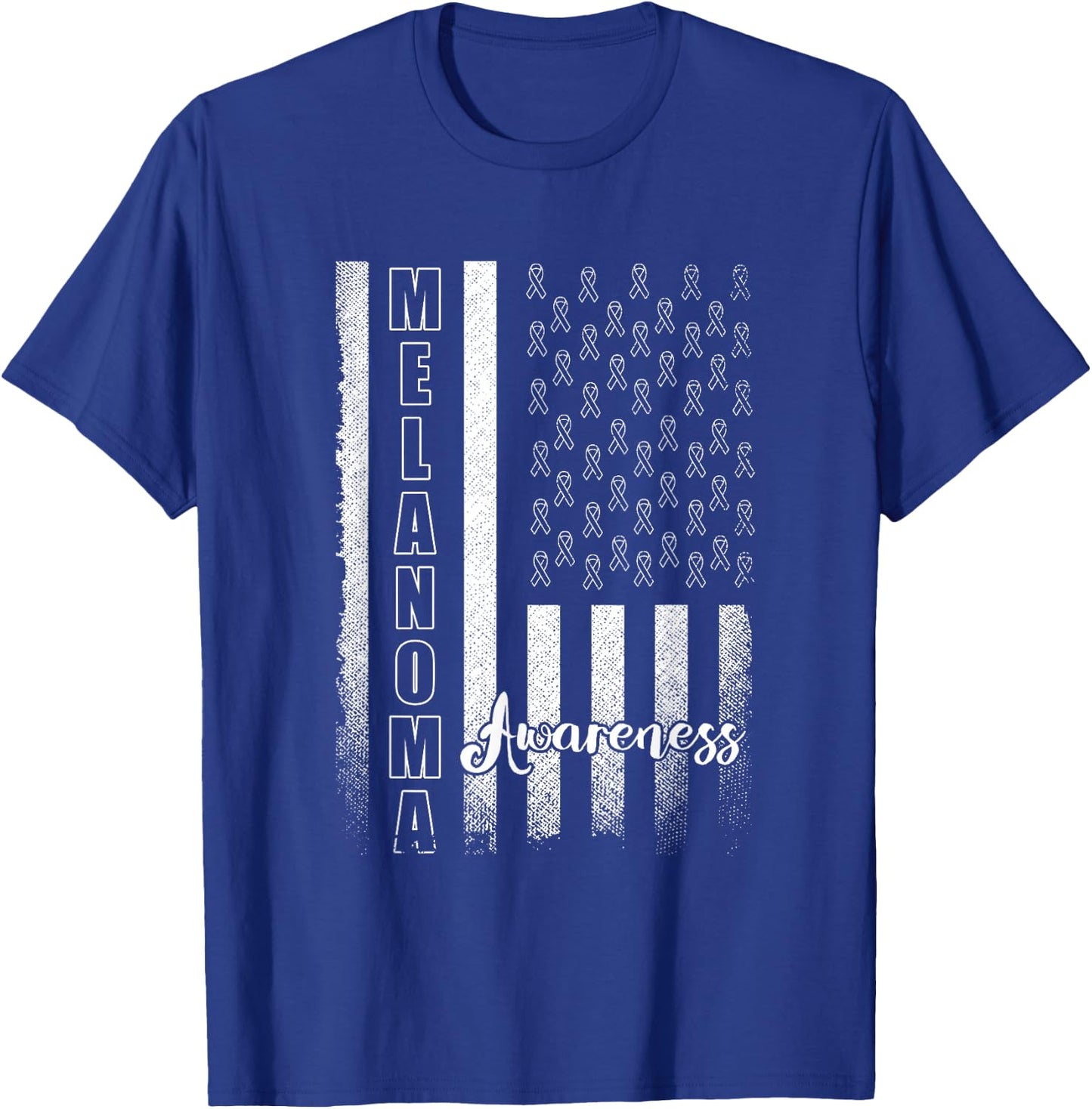 Melanoma Awareness Survivor Skin Cancer T-Shirt - T-Shirt | Royal