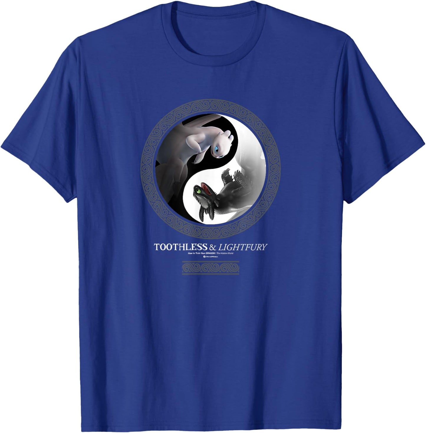 How to Train Your Dragon 3 Yin Yang Dragon T-Shirt - T-Shirt | Royal