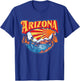 Arizona Fly Fishing AZ State Flag Trout Fisherman Vintage T-Shirt - T-Shirt | Royal