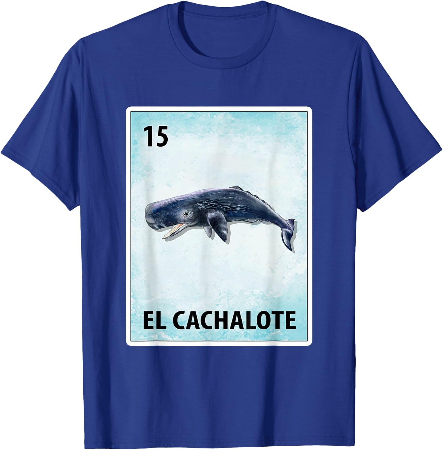 El Cachalote Mexican Sperm Whale Cards T-Shirt - T-Shirt | Royal