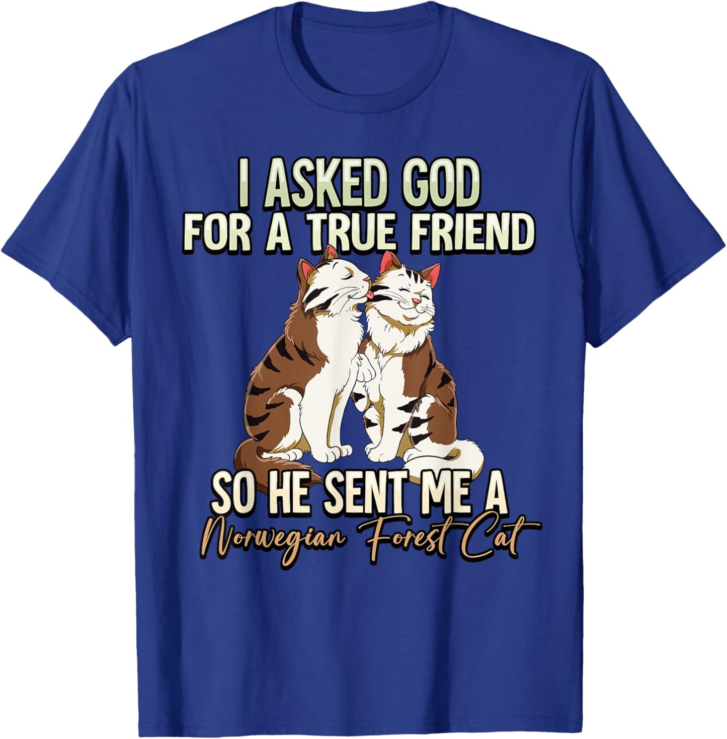 Norwegian Forest Cat Women Kids T-Shirt - T-Shirt | Royal