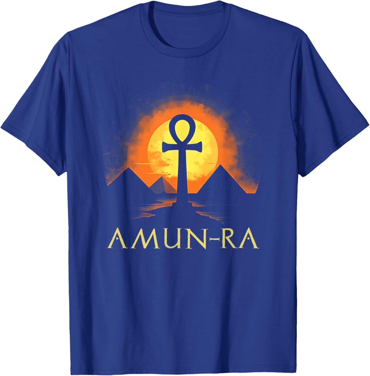 Amun Ra Ancient Egyptian God Ankh T-Shirt - T-Shirt | Royal