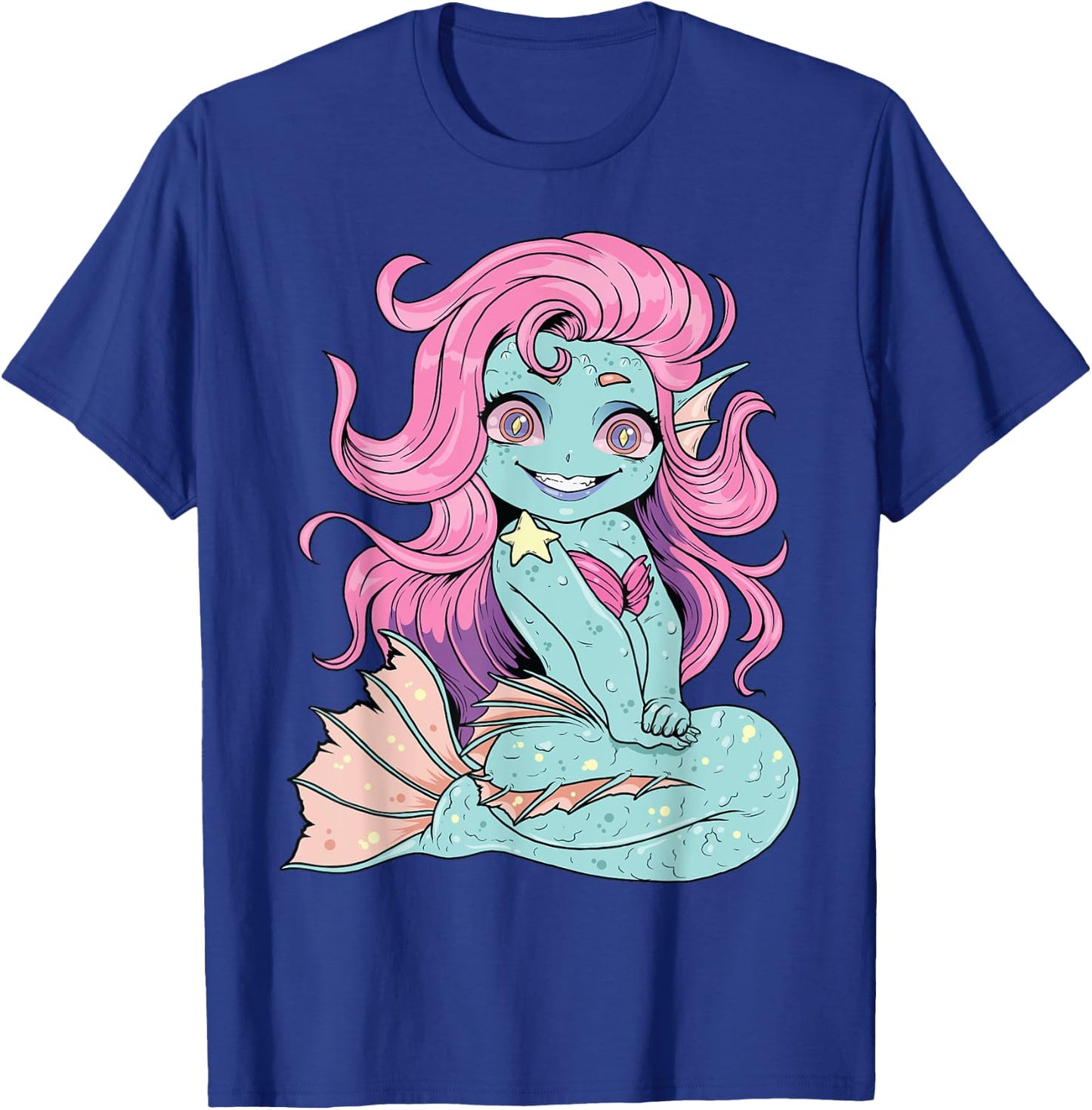 Pastel Goth Mermaid Shirt Kawaii Zombie Mermaid Cute Witchy T-Shirt - T-Shirt | Royal