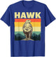 Cute Hawk Design Women Kids Bird Vintage Hawk Lovers T-Shirt - T-Shirt | Royal