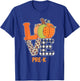Love Pre-K Pumpkin Teacher Fall Kids Thanksgiving T-Shirt - T-Shirt | Royal