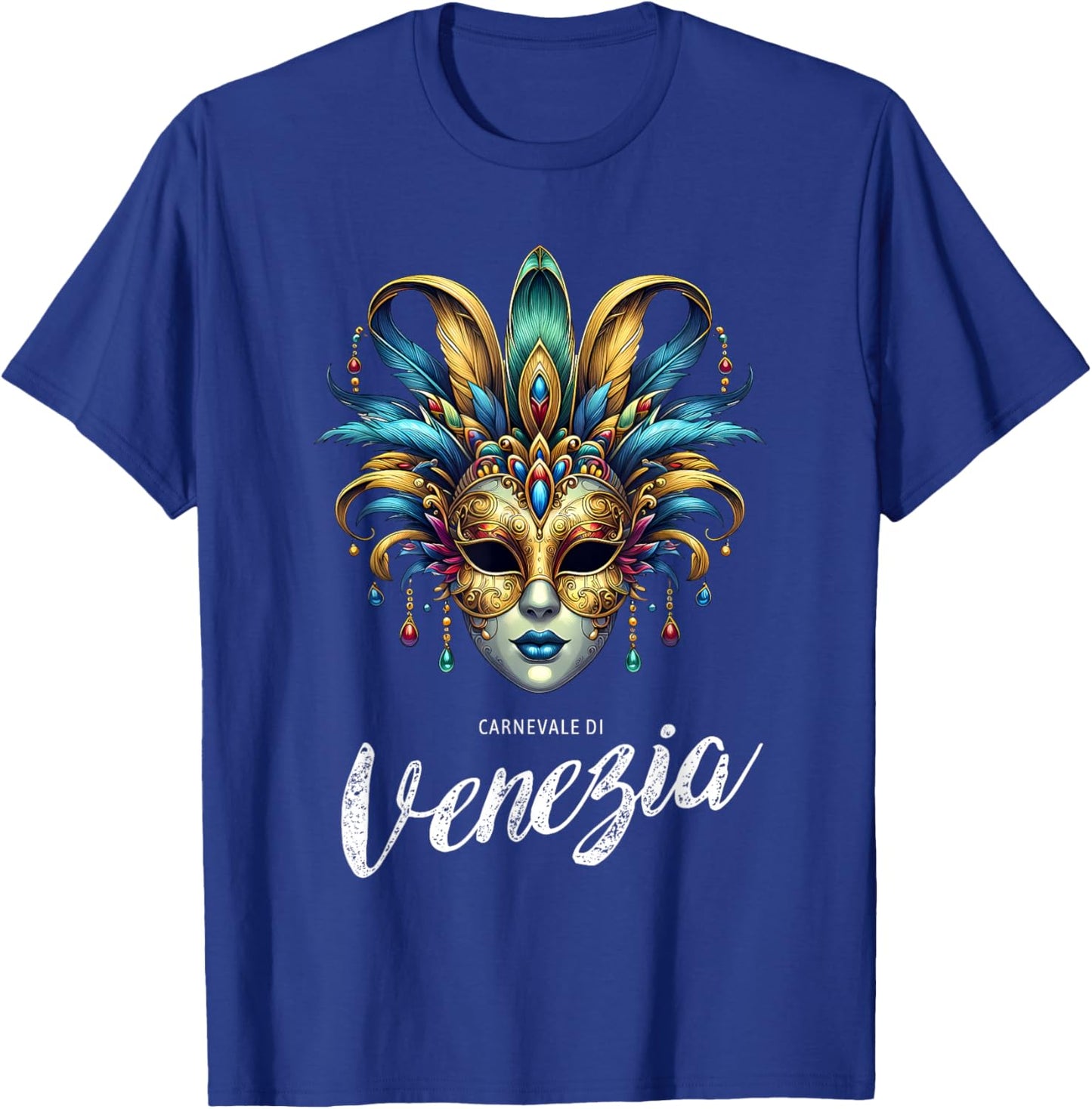 Carnevale di Venezia Carnival of Venice Traditional Mask T-Shirt - T-Shirt | Royal
