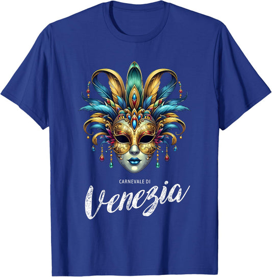 Carnevale di Venezia Carnival of Venice Traditional Mask T-Shirt - T-Shirt | Royal