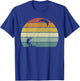 Vintage Retro Kiteboarding Shirt Kitesurfing Kitesurf Gift T-Shirt - T-Shirt | Royal