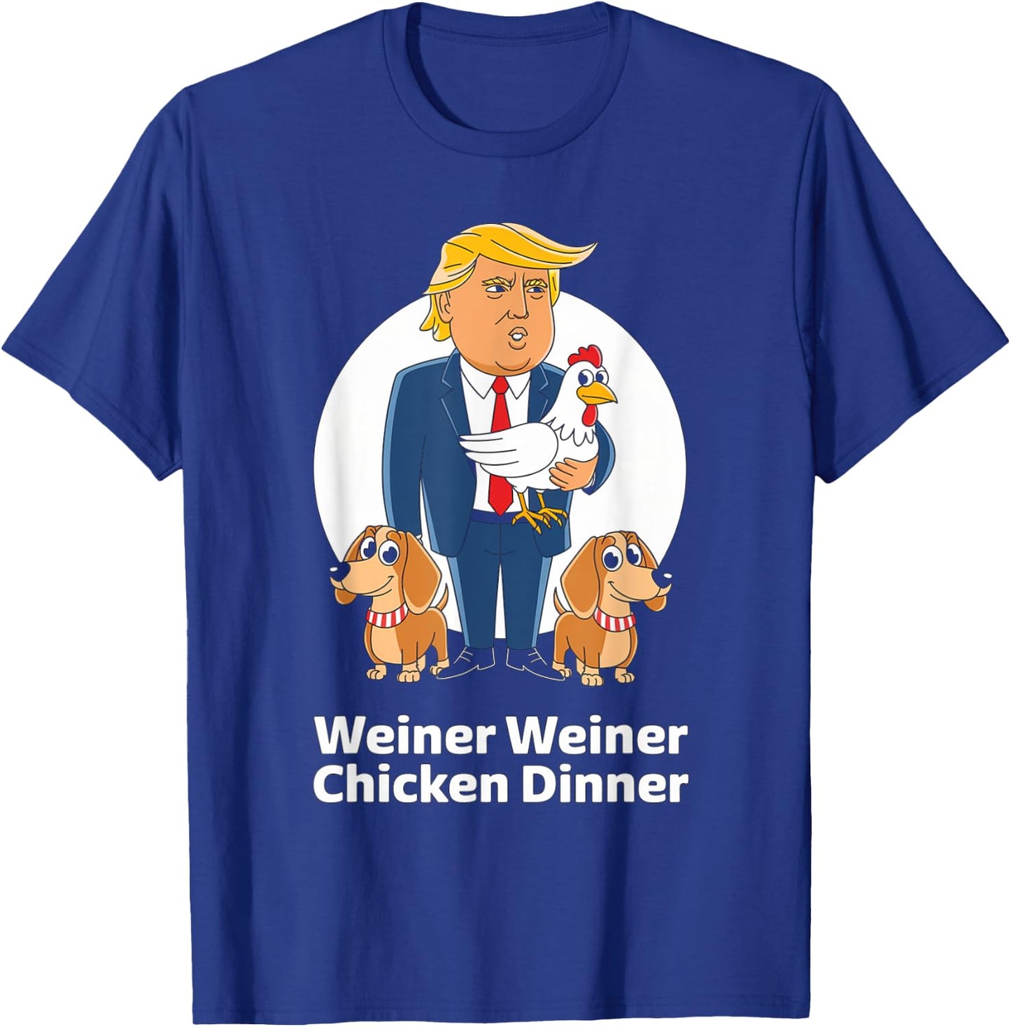 Dachshund Lover Designs Trump Winner -Adults Dachshund Dog Lover Humor Enthusiasts Black Small Classic Fit Short Sleeve Pull On 1 Count T-Shirt - T-Shirt | Royal