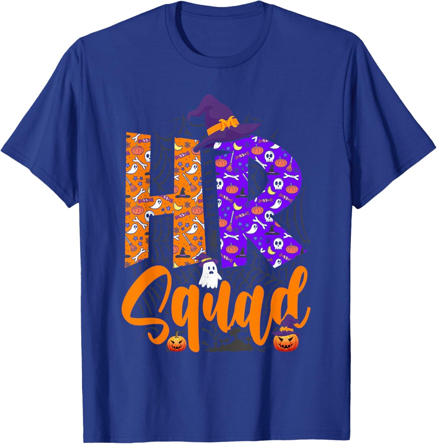Halloween HR Squad Costume Funny Human Resource T-Shirt - T-Shirt | Royal