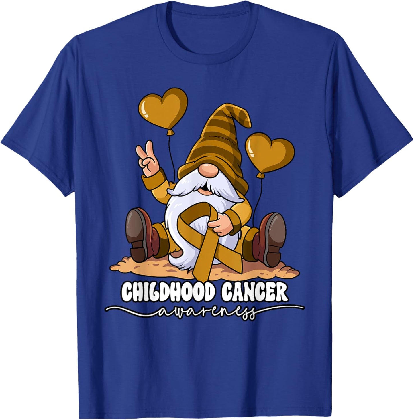 Childhood Cancer Awareness T-Shirt - T-Shirt | Royal