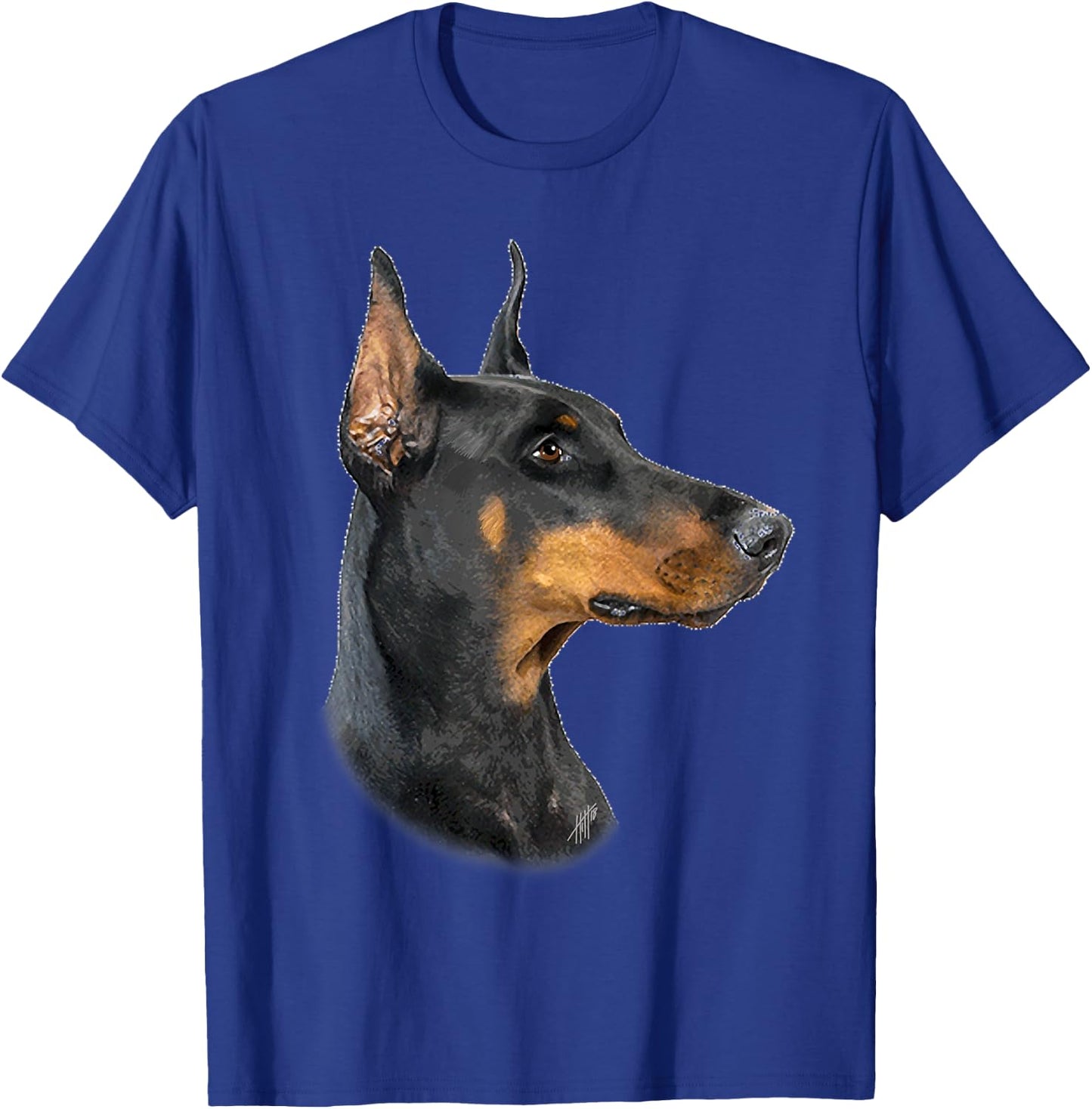 Doberman Pincher Dog Dobermann T-Shirt - T-Shirt | Royal
