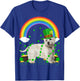 Rainbow Irish Shamrock Westie Dog St. Patrick's Day T-Shirt - T-Shirt | Royal