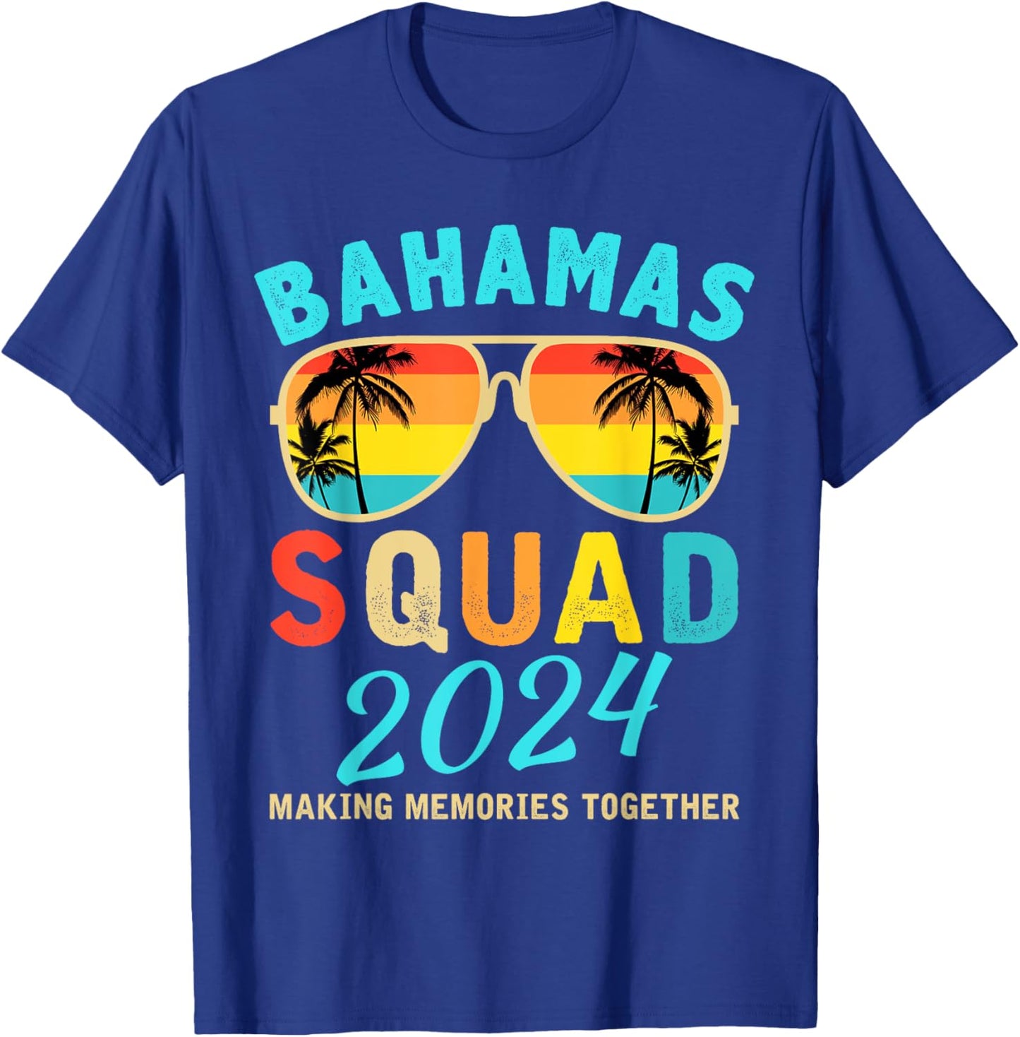 Bahamas Vacation 2024 Squad Family Friends Matching Group T-Shirt - T-Shirt | Royal