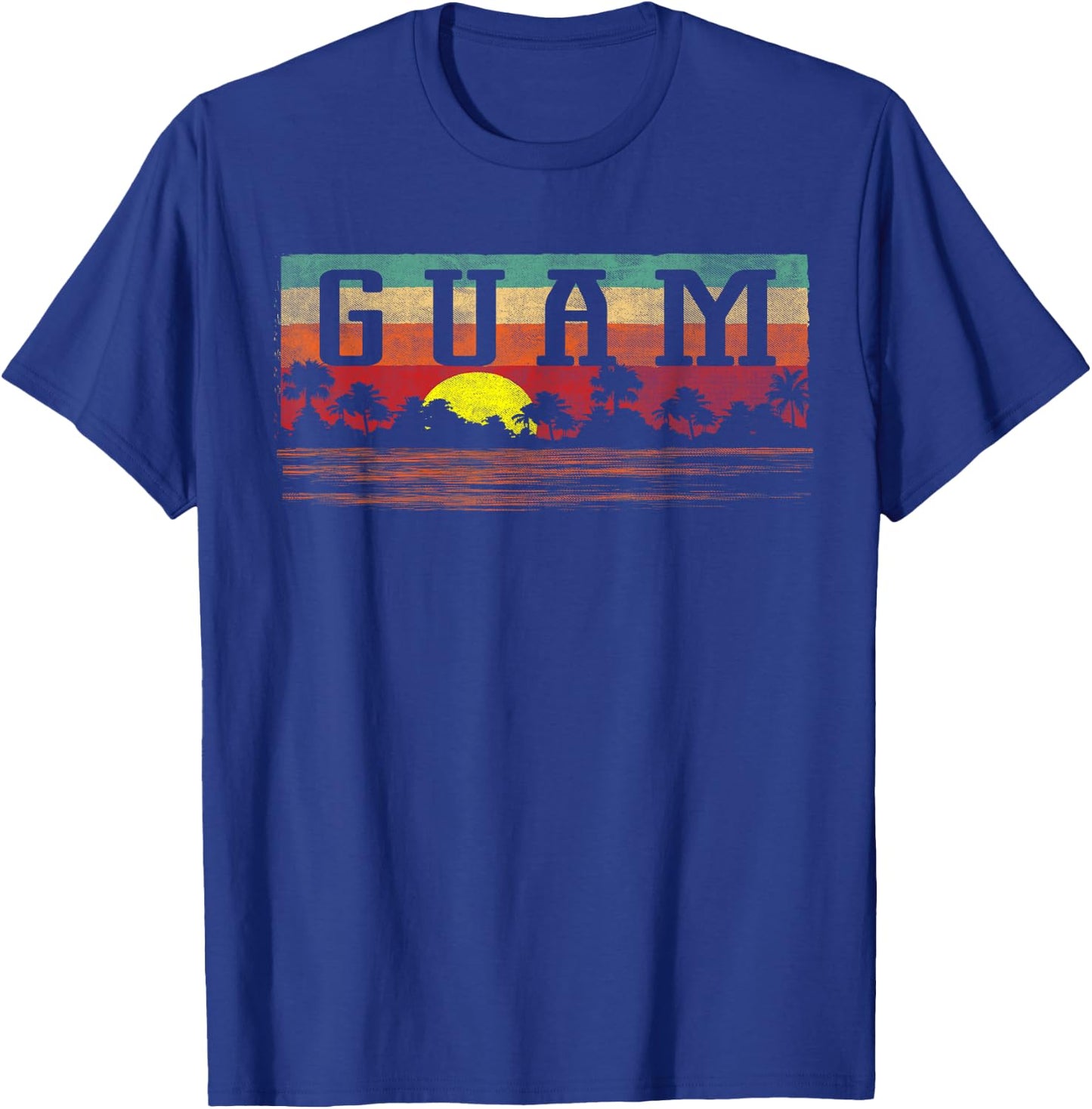 Vintage Guam Shirt - Tropical Guam T Shirt T-Shirt - T-Shirt | Royal