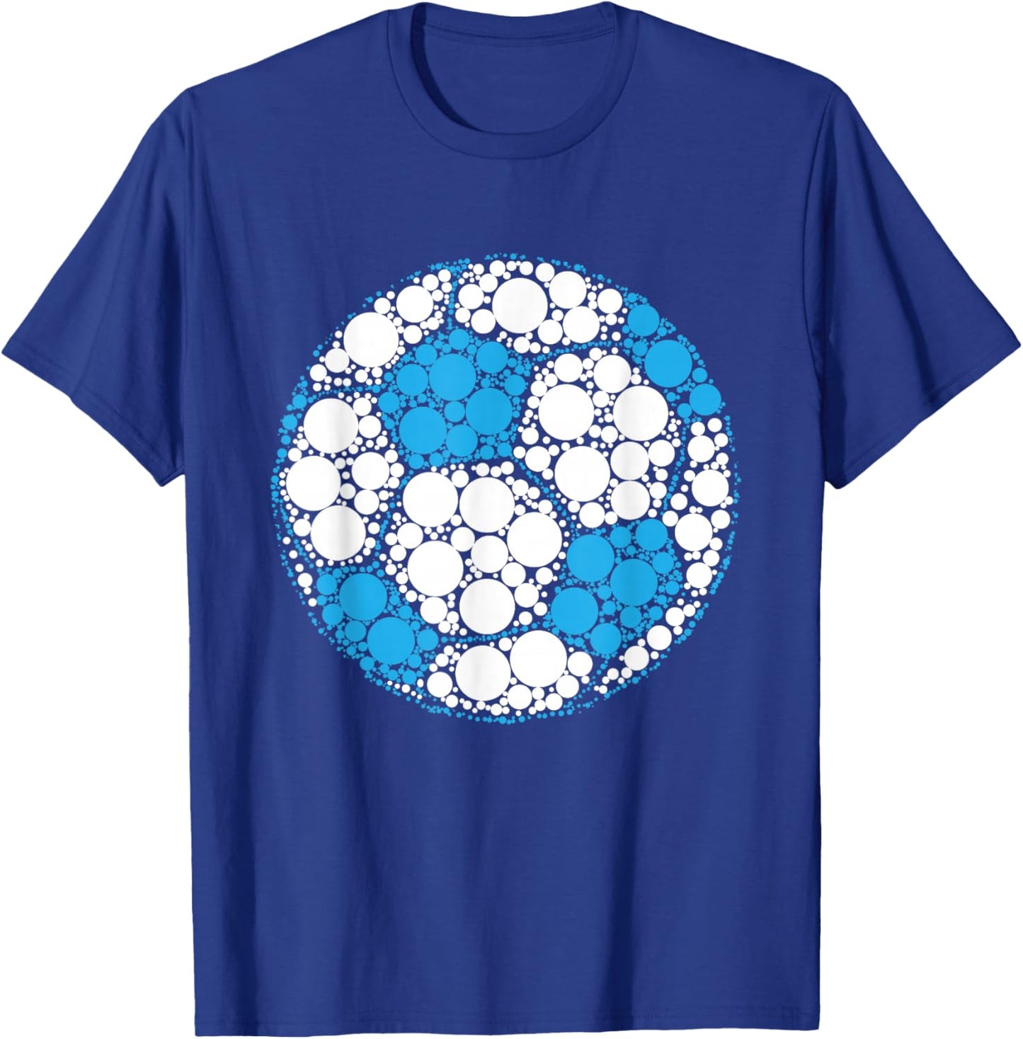 Happy Dot Day International Dot Day Polka Dot Soccer Boys T-Shirt - T-Shirt | Royal