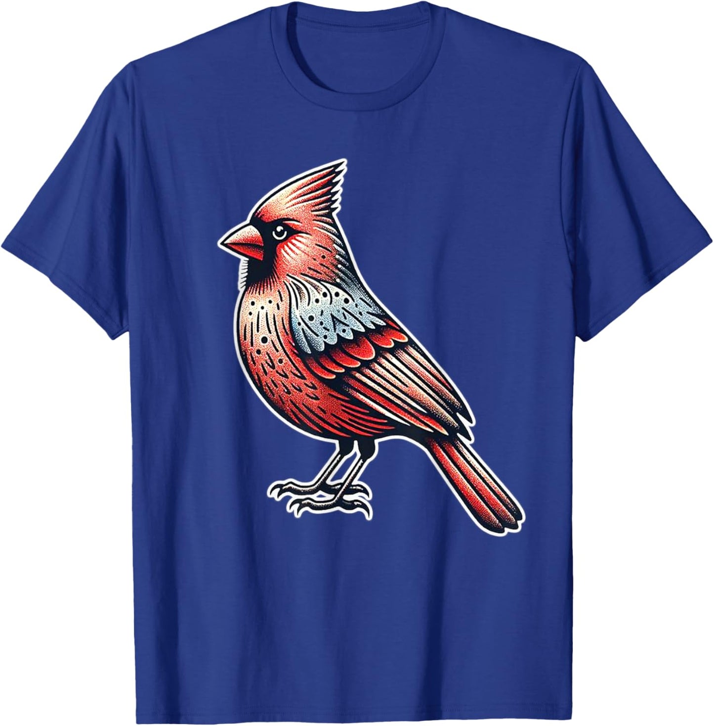 Cardinal Bird T-Shirt - T-Shirt | Royal