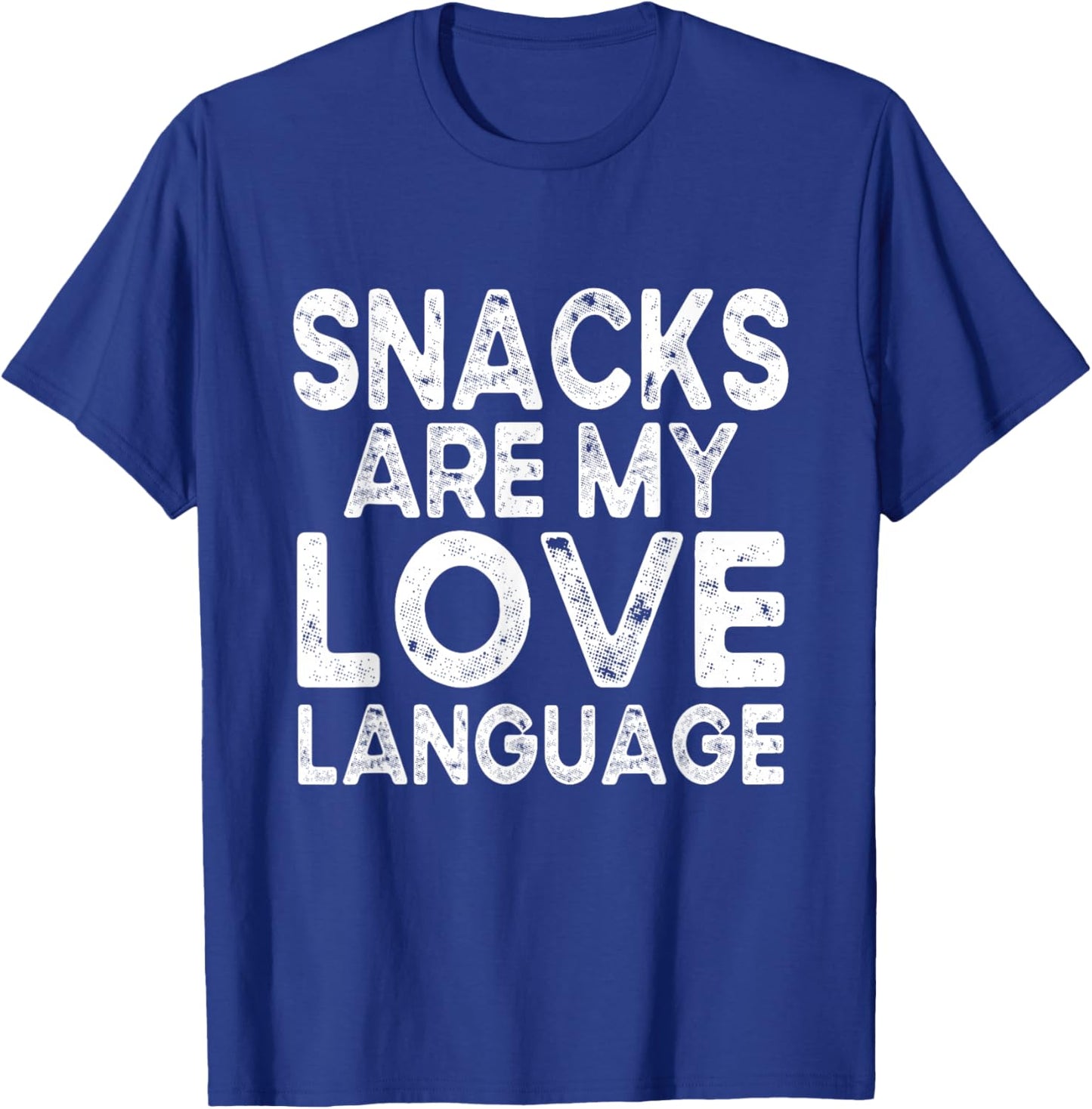 Snacks Are My Love Language Valentine Day Kids Boys T-Shirt - T-Shirt | Royal