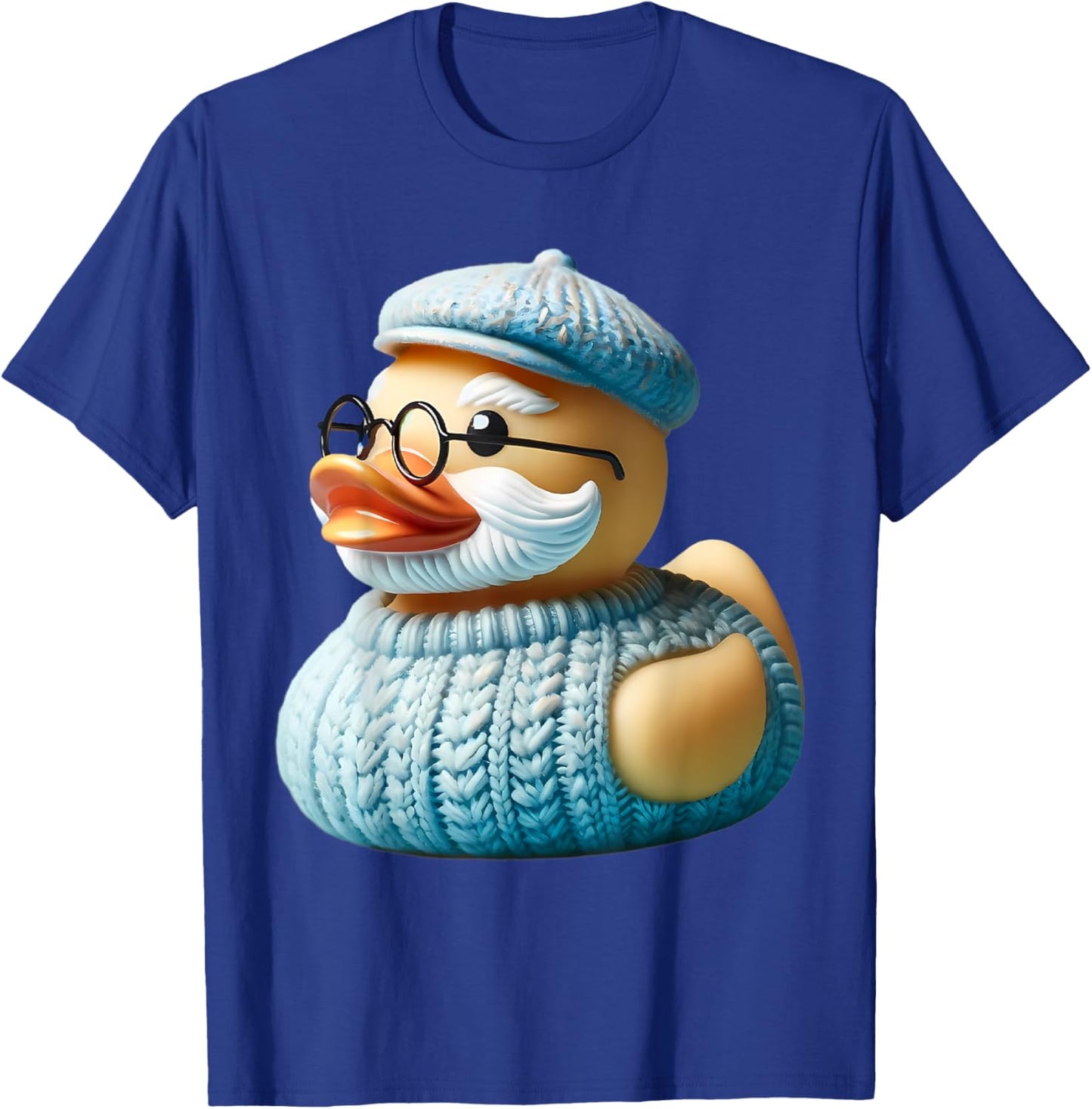 Grandpa Rubber Duck Grandfather Duckie Father's Day T-Shirt - T-Shirt | Royal