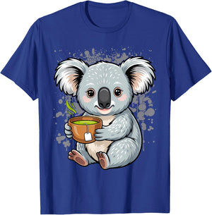 My Jokes are Funny Pun Bear Tea Koalas T-Shirt - T-Shirt | Royal