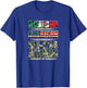 DD-214 Alumni American Mexican Veteran Flag Heritage Shirt T-Shirt - T-Shirt | Royal