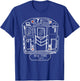New York City Subway Manhattan Queens Vintage NYC T-Shirt - T-Shirt | Royal