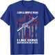 I Am A Simple Man I Like Guns And Believe In Jesus T-Shirt - T-Shirt | Royal